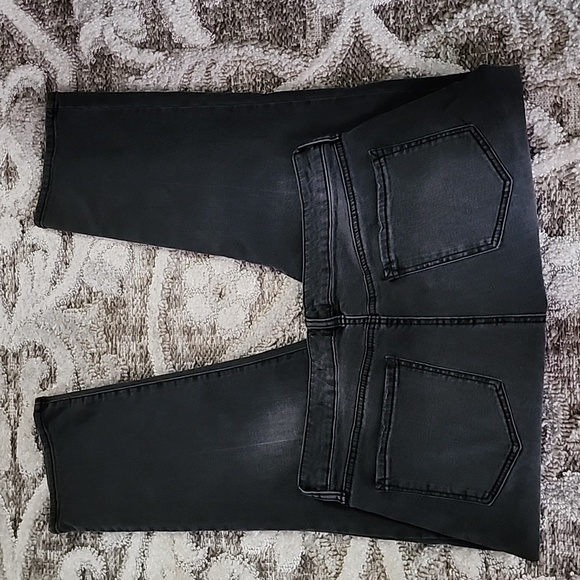 Missy Size 14 Scoop Crop Straight Stretch Jeans - Picture 5 of 6